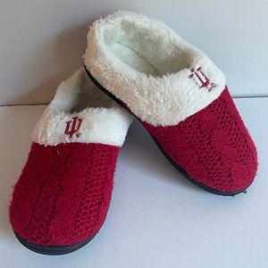 Red Slippers University of Indiana logo. Size 9-10